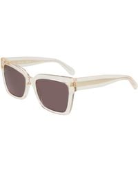 Calvin Klein - Ckj24606S 011 Sunglasses Acetate Squared Normal - Lyst