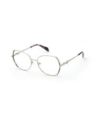 Blumarine - Vbm235 0A39 Optical Frames Metal Geometric - Lyst