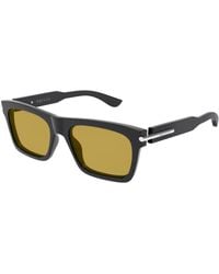 McQueen - Am0495S 003 Sunglasses Acetate Squared - Lyst