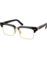 Miu Miu - Mu 11Xv 16K1O1 Optical Frames Acetate Squared Normal - Lyst