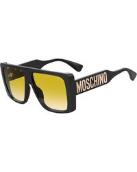Moschino - Mos119/S 807/06 Sunglasses Acetate Squared Shaded - Lyst