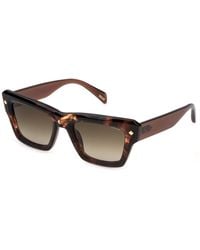 Police - Splp48 New Dawn 2 02Ad Sunglasses Acetate Squared Normal Shaded - Lyst