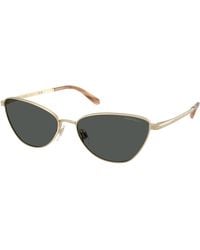 Ralph Lauren - Rl7093 911687 Sunglasses Steel Squared Normal - Lyst