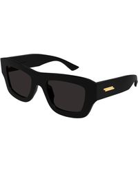 Bottega Veneta - Bv1357S 001 Sunglasses Acetate Squared - Lyst