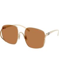 Miu Miu - Mu A57S Zvn90Q Sunglasses Metal Squared Normal - Lyst