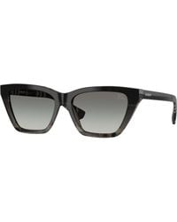 Burberry - Be4468 420011 Sunglasses Acetate Cat Eye Normal Shaded - Lyst