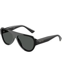 Jimmy Choo - Jc5027 50008G Sunglasses Acetate Pilot Normal Shaded - Lyst