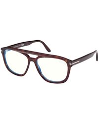 Tom Ford - Ft6024-B 052 Optical Frames Acetate Squared Normal - Lyst