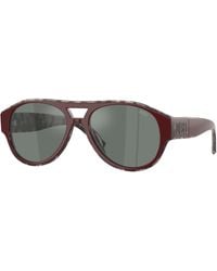 DIESEL - Dl2023U 20726V Sunglasses Acetate Round Normal - Lyst