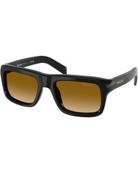 Prada - Pr D11S 16K10X Sunglasses Acetate Squared Normal Nuanced - Lyst