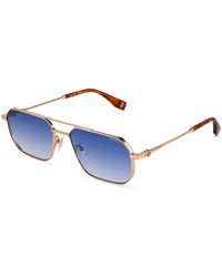 Police - Splu74 Force 11 300Y Sunglasses Metal Geometric Anti-Glare Nuanced - Lyst