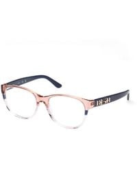 Guess - Gu2980 092 Optical Frames Acetate Round Normal - Lyst