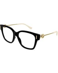 Gucci - Gg1204O 001 Optical Frames Acetate Squared - Lyst