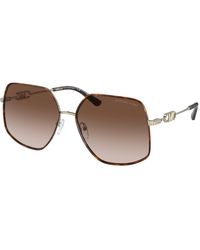 Michael Kors - Mk1127J Empire Butterfly 101413 Sunglasses Metal Geometric Normal Shaded - Lyst