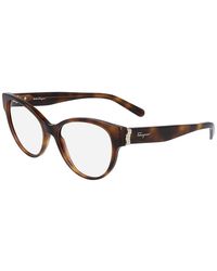 Ferragamo - Sf2863 42908 214 Optical Frames Plastic Cat Eye - Lyst