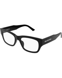 Balenciaga - Bb0450O 001 Optical Frames Acetate Transparent Squared - Lyst