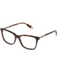 Furla - Vfu874 0752 Optical Frames Acetate Squared - Lyst