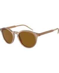 Giorgio Armani - Ar8211 607233 Sunglasses Acetate Pantos Normal - Lyst