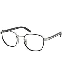 Prada - Pr D50V 1Bc1O1 Optical Frames Metal Transparent Pantos Normal - Lyst