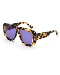 Agent Provocateur - 2Rz Karley Tortoise Outlet Sunglasses Acetate Pilot Normal - Lyst