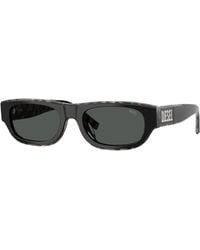DIESEL - Dl2022U 206887 Sunglasses Acetate Squared Normal - Lyst