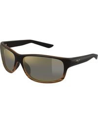 Maui Jim - Mj0840S 004 Occhiali Da Sole Iniettato Bronzo Squadrata - Lyst