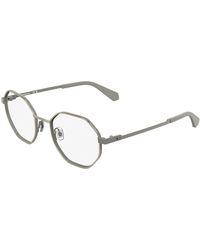 Calvin Klein - Ckj25211 718 Optical Frames Metal Squared Normal - Lyst
