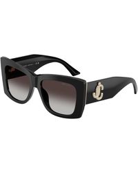 Jimmy Choo - Jc5036B 50008G Sunglasses Acetate Squared Normal Shaded - Lyst