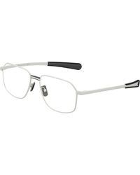 Moncler - Me1010 1004 Optical Frames Metal Transparent Squared Normal - Lyst