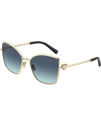 Tiffany & Co. - Tf3102B 62029S Sunglasses Metal Butterfly Normal Shaded - Lyst