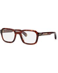 Philipp Plein - Vpp083M Plein Brave Shades 0C10 Optical Frames Acetate Squared - Lyst