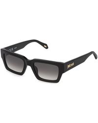 Just Cavalli - Sjc198 700 Sunglasses Acetate Smoke Squared Normal Nuanced - Lyst