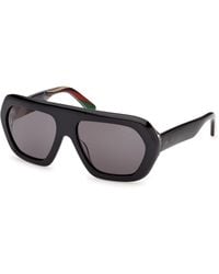 PUCCI - Ep0252 05A Sunglasses Acetate Smoke Geometric Normal - Lyst