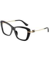 Dolce & Gabbana - Dg3439 501 Optical Frames Acetate Transparent Squared Normal - Lyst