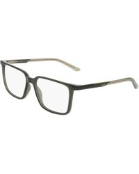 Nike - 7063 315 Optical Frames Squared Normal - Lyst
