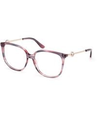 Guess - Gu50350 074 Optical Frames Acetate Squared Normal - Lyst