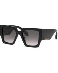 Roberto Cavalli - Src067W 700 Sunglasses Acetate Smoke Squared Normal Shaded - Lyst