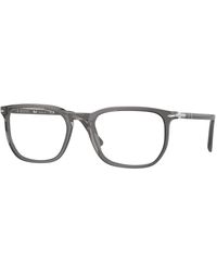Persol - Po3339V 1196 Optical Frames Acetate Transparent Squared Normal - Lyst