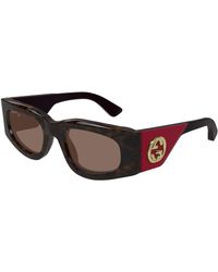 Gucci - Gg1664S 004 Sunglasses Acetate Squared - Lyst