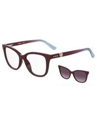Moschino - Mol701/C Lhf/Xw Optical Frames Polyamide Squared Polarized Nuanced - Lyst