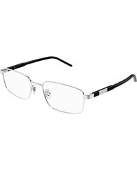 Gucci - Gg1801O 001 Optical Frames Metal Transparent Squared - Lyst