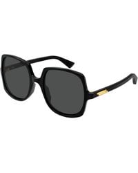 Bottega Veneta - Bv1498S 001 Sunglasses Acetate Butterfly - Lyst