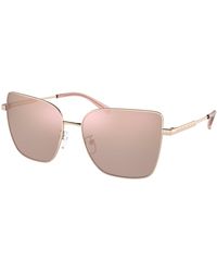 Michael Kors - Mk1108 Bastia 11084Z Sunglasses Metal Butterfly Mirror - Lyst