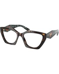 Prada - Pr 09Yv 2Au1O1 Optical Frames Acetate Geometric Normal - Lyst