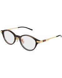 Gucci - Gg2000Oj 003 Optical Frames Acetate Transparent Round - Lyst