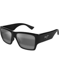 Maui Jim - Mj0614S 001 Occhiali Da Sole Bio-Iniettato Grigio Squadrata - Lyst