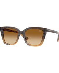 Burberry - Be4487 420213 Sunglasses Acetate Squared Normal Nuanced - Lyst