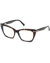 Tom Ford - Ft5709-B 052 Optical Frames Acetate Cat Eye Normal - Lyst