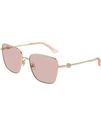 Jimmy Choo - Jc4005Hb 3006/5 Sunglasses Metal Pillow Normal - Lyst