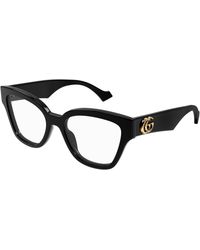 Gucci - Gg1424O 001 Optical Frames Acetate Geometric - Lyst